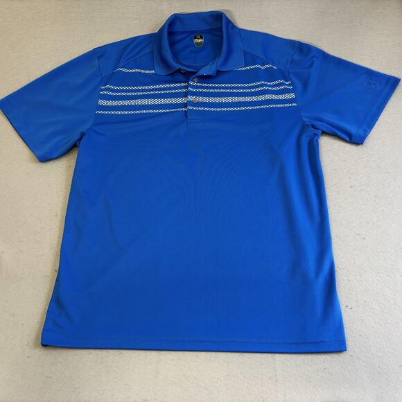 PGA Pro Series Golf Polo Mens XL Blue Sportswear Casual Golfing Tour Polyester - Picture 1 of 7
